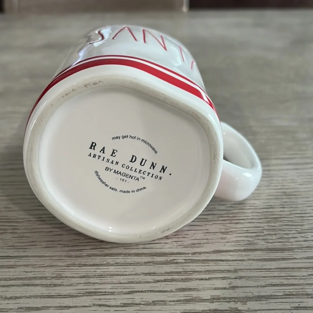 New Rae Dunn Santa Mug. Dishwasher and microwave safe. - Picture 2 of 3